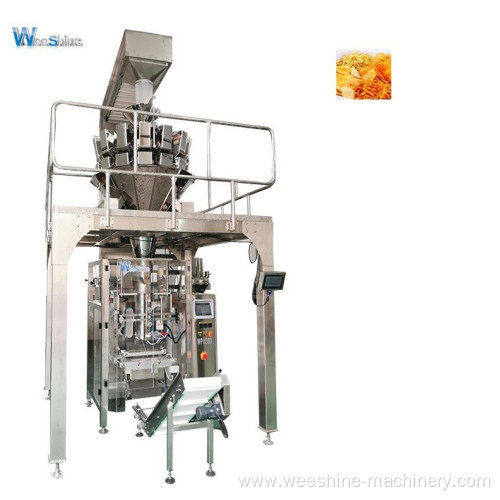 Multi-function SUS304 Automatic Chips Corn Snacks Pouch Packing Machine